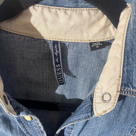 Guess Denim Shirt 
Style #W14H11D06 - Picture 3 of 6